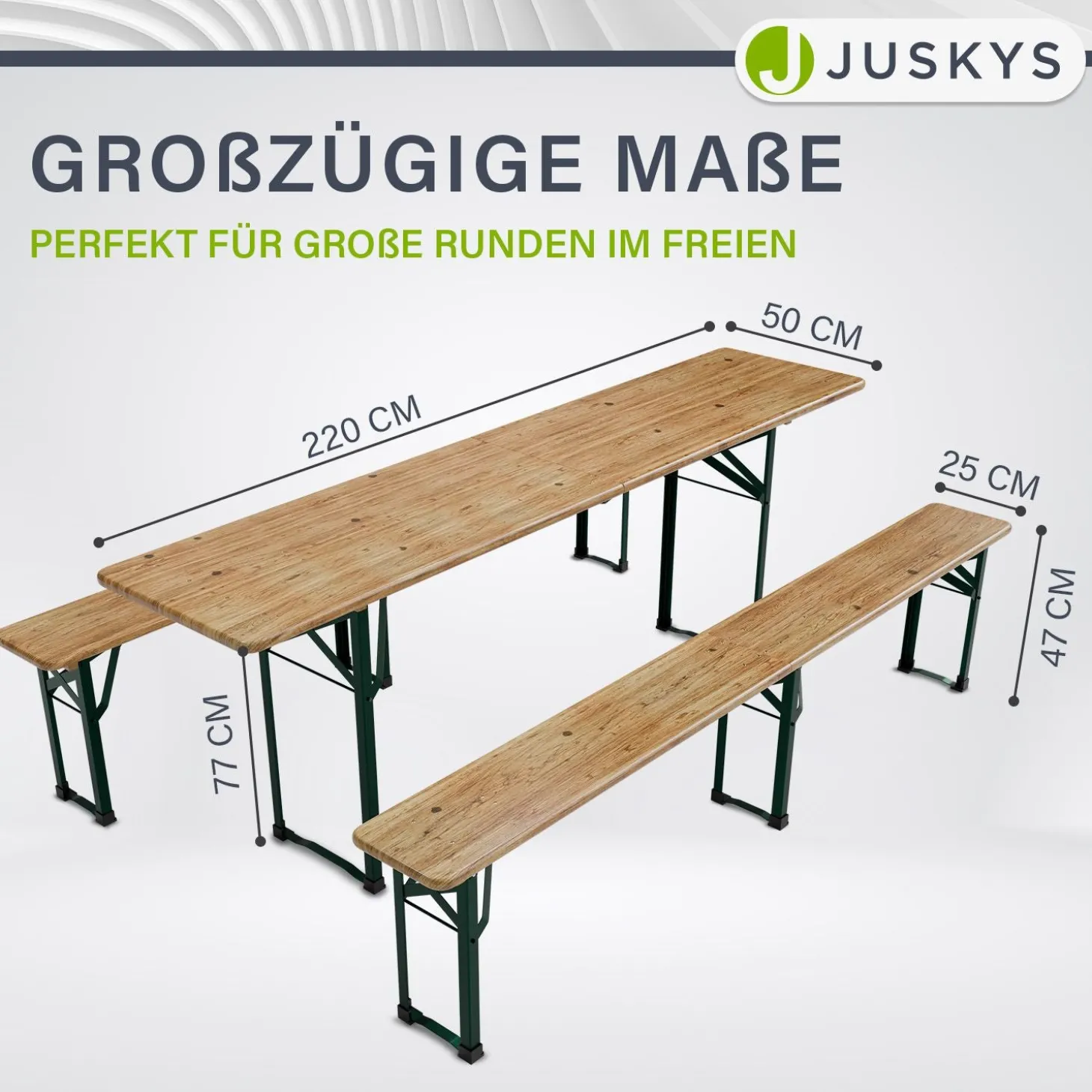 Bierzeltgarnitur Passau 220 cm