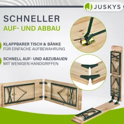 Bierzeltgarnitur Passau 220 cm