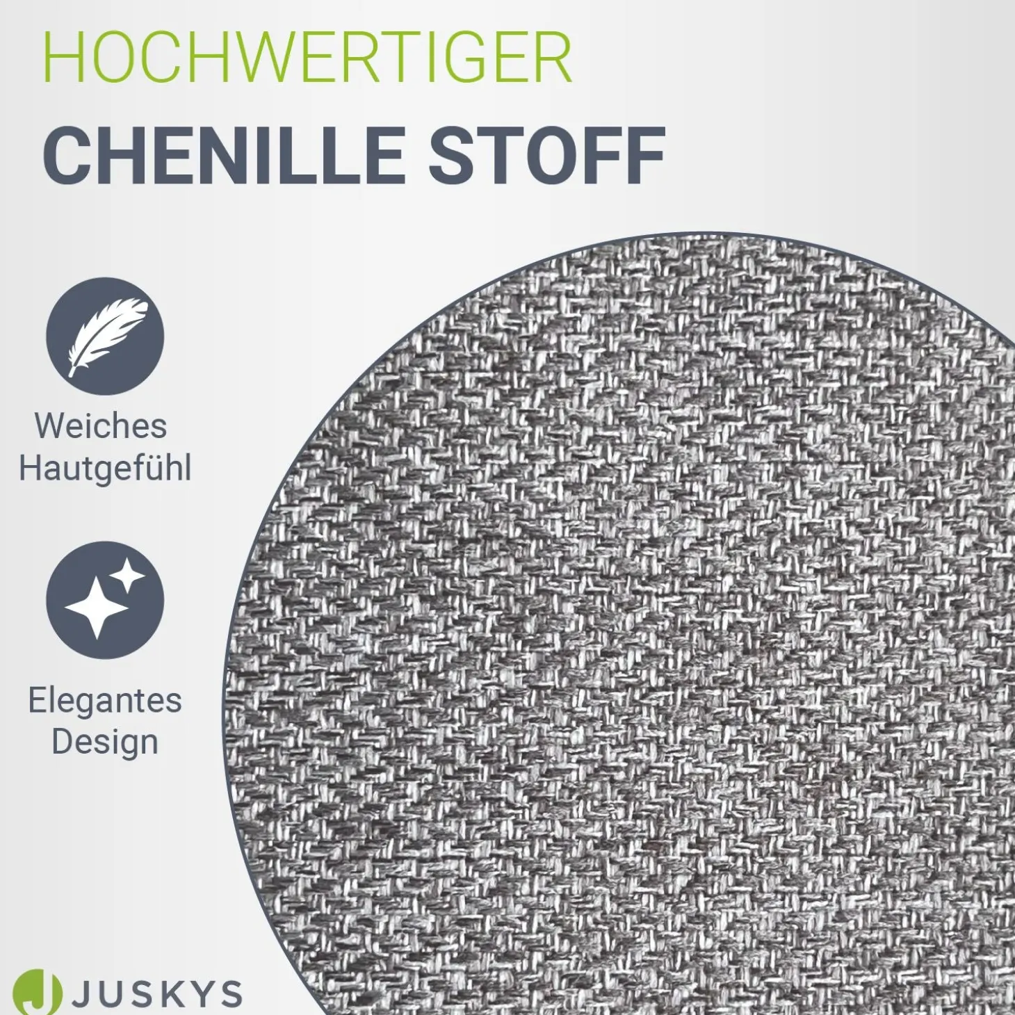 Boxspringbett Detroit - Chenille-Stoff