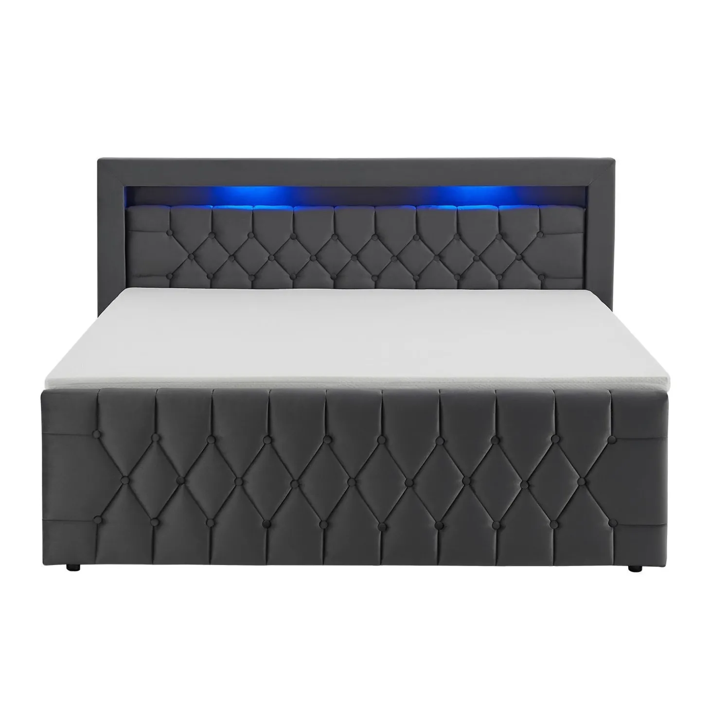 Boxspringbett Leona - Samt