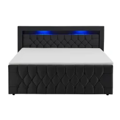 Boxspringbett Leona - Samt