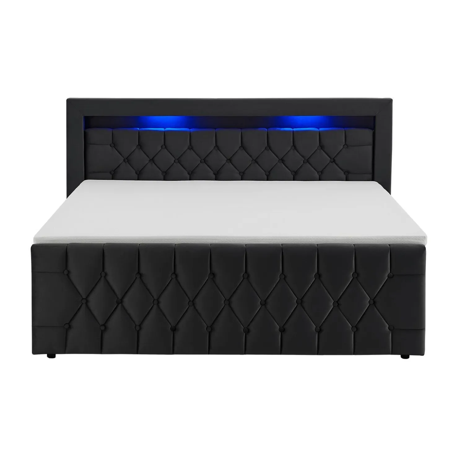 Boxspringbett Leona - Samt
