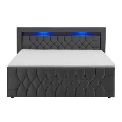 Boxspringbett Leona - Samt
