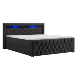 Boxspringbett Leona - Samt