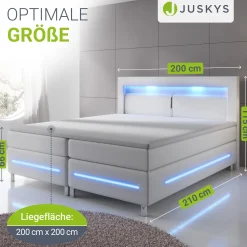 Boxspringbett Norfolk - Kunstleder