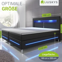 Boxspringbett Norfolk - Kunstleder