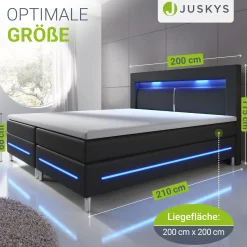 Boxspringbett Norfolk - Kunstleder