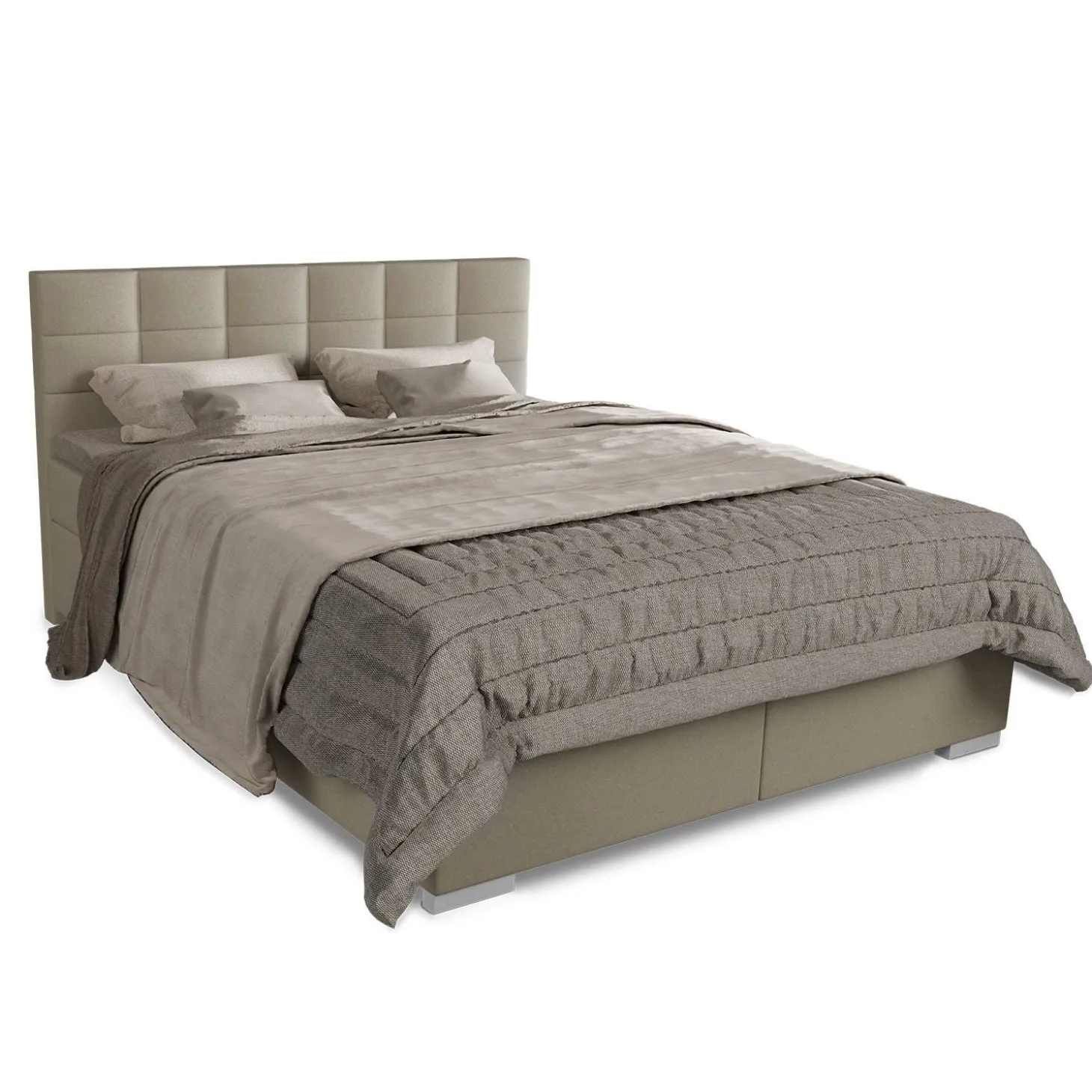 Boxspringbett Seattle - Malmo-Stoff