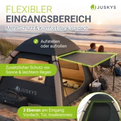 Campingzelt aufblasbar für 1-4 Personen