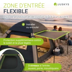 Campingzelt aufblasbar für 1-4 Personen