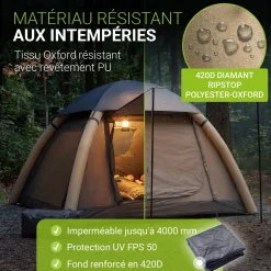 Campingzelt aufblasbar für 1-4 Personen