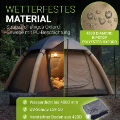 Campingzelt aufblasbar für 1-4 Personen