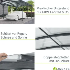 Carport 5x3 m - diverse Modelle