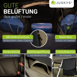 Dachzelt Lago für 2-3 Personen