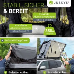 Dachzelt Lago für 2-3 Personen