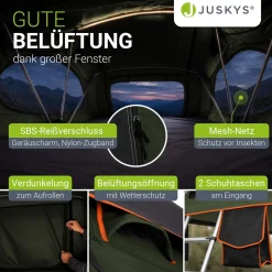 Dachzelt Lago für 2-3 Personen