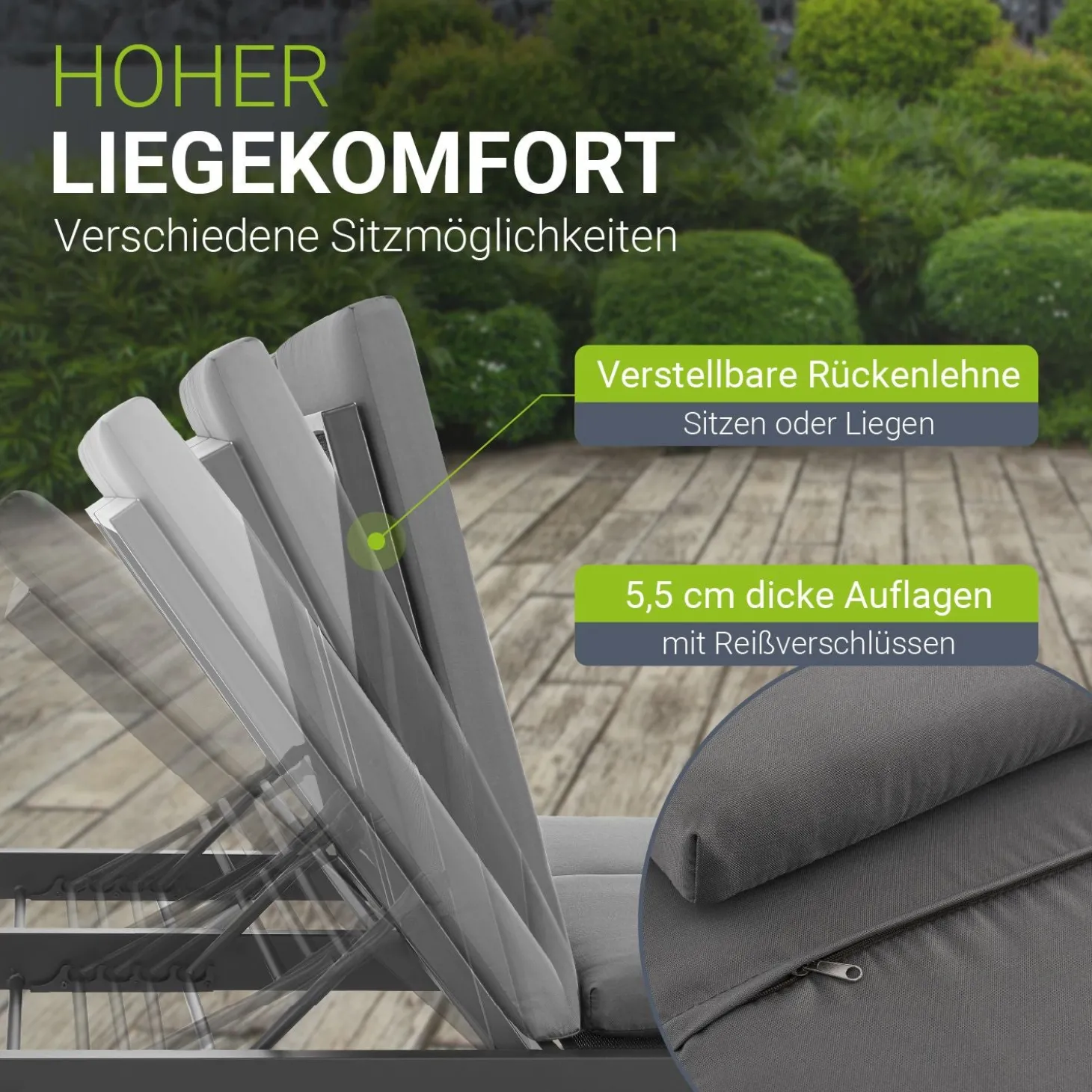 Doppel-Loungebett Kreta