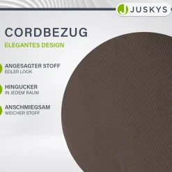 Drehstuhl Clyde mit Cord