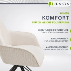Drehstuhl Clyde mit Cord