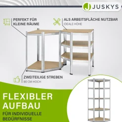 Eckregal Corner Basic 180 x 70 x 40 cm