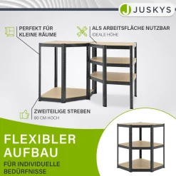 Eckregal Corner Basic 180 x 70 x 40 cm