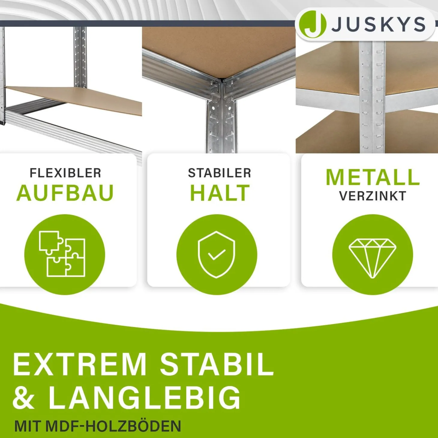 Eckregal Corner Basic 180 x 70 x 40 cm