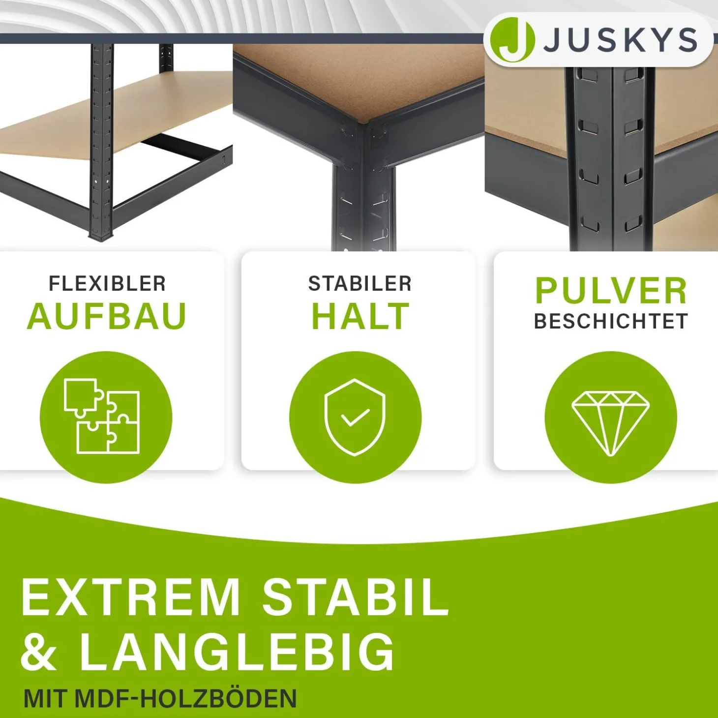 Eckregal Corner Basic 180 x 70 x 40 cm