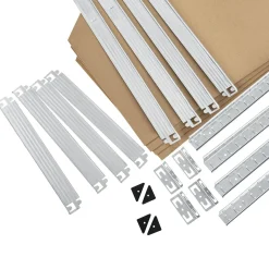 Eckregal Corner Easy 160 x 75 x 40-75 cm