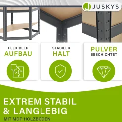 Eckregal Corner Easy 160 x 75 x 40-75 cm