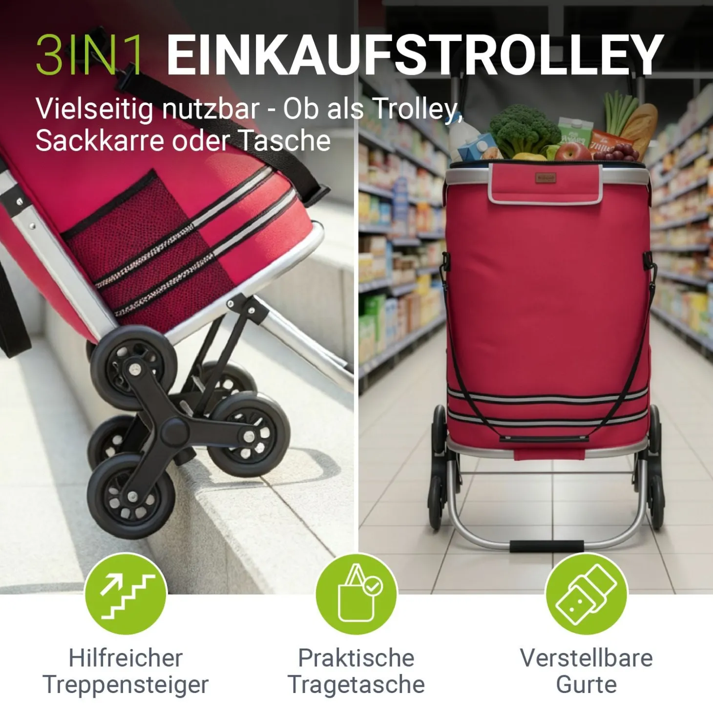 Einkaufstrolley Treppensteiger