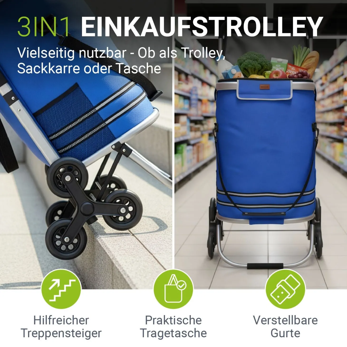 Einkaufstrolley Treppensteiger
