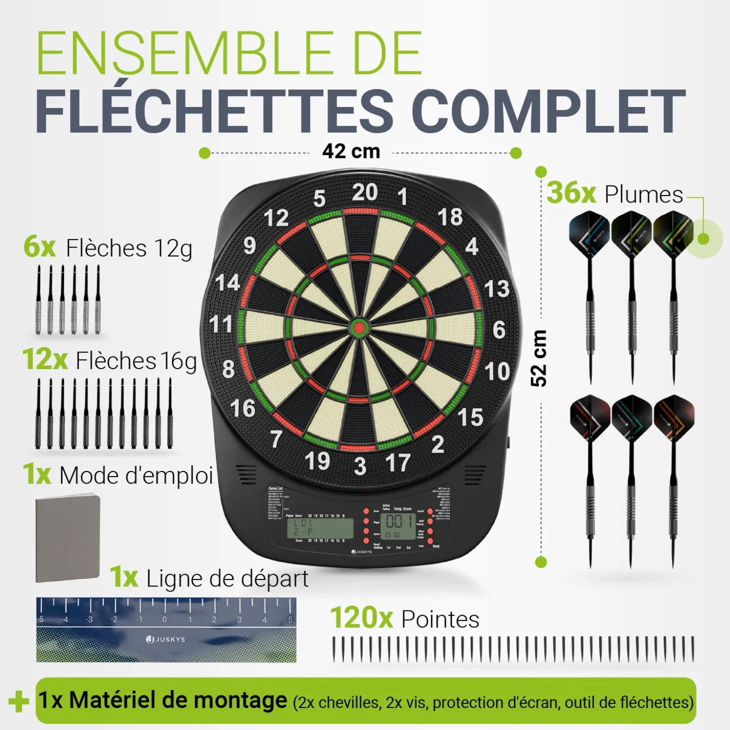 Elektronische Dartscheibe