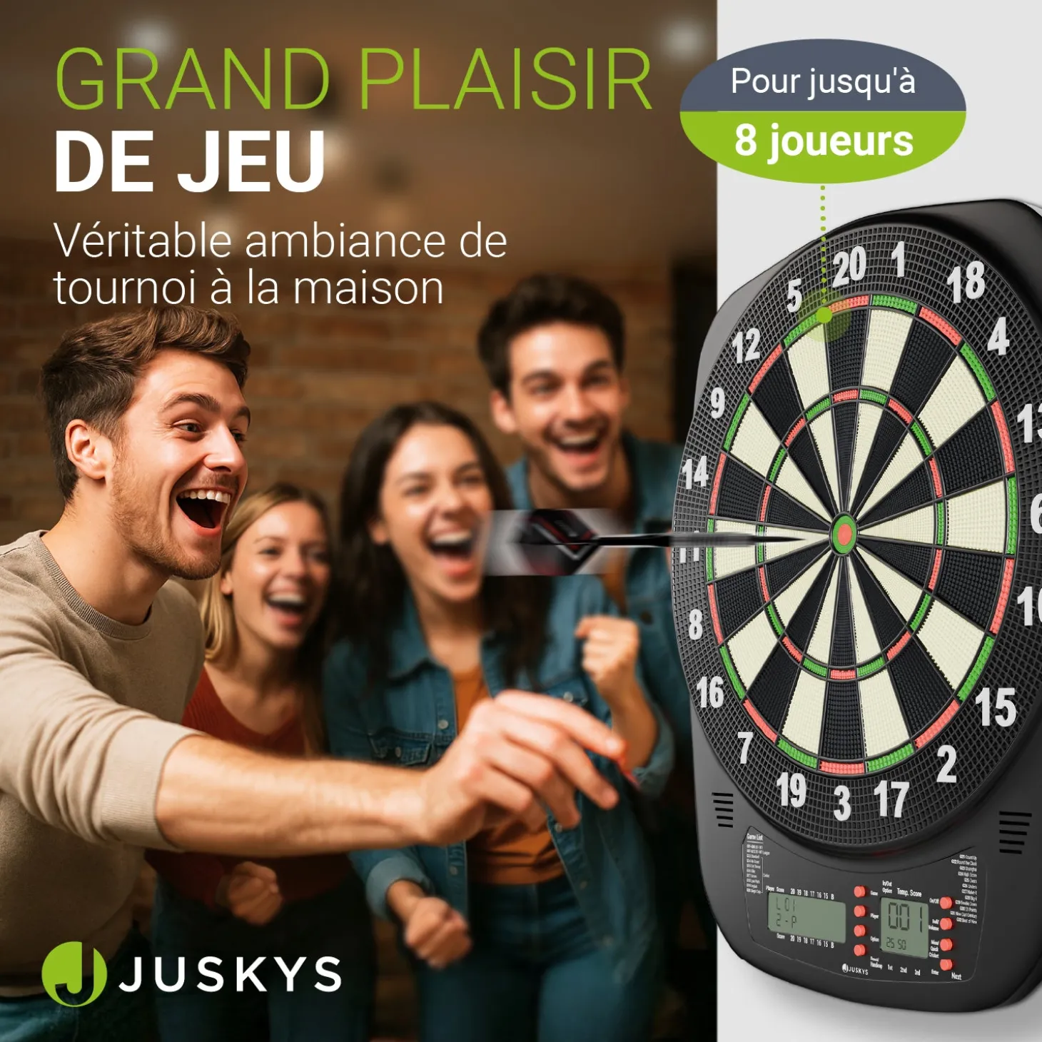 Elektronische Dartscheibe