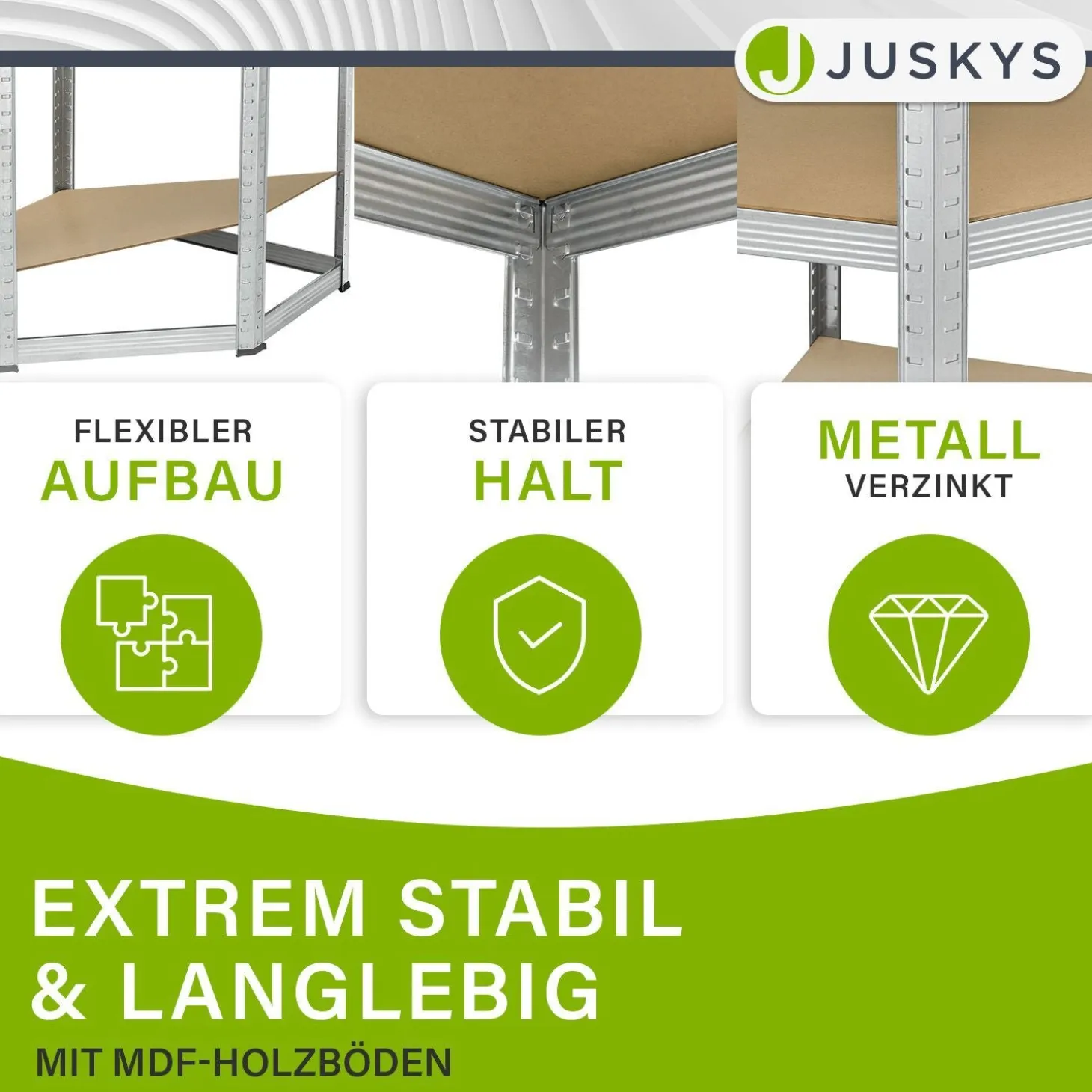 3er Regalsystem 1 Corner & 2 Easy