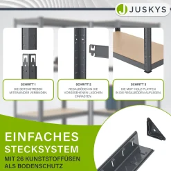 3er Regalsystem 1 Corner & 2 Easy