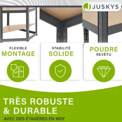 3er Regalsystem 1 Corner & 2 Easy