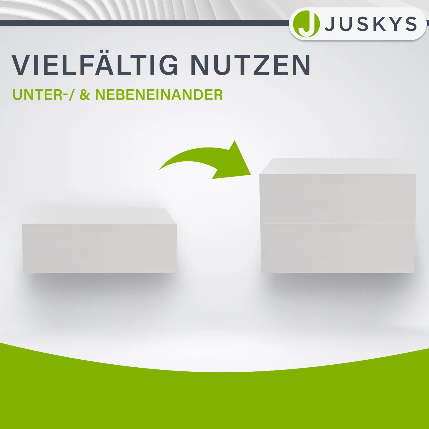2er Set Nachttisch hängend