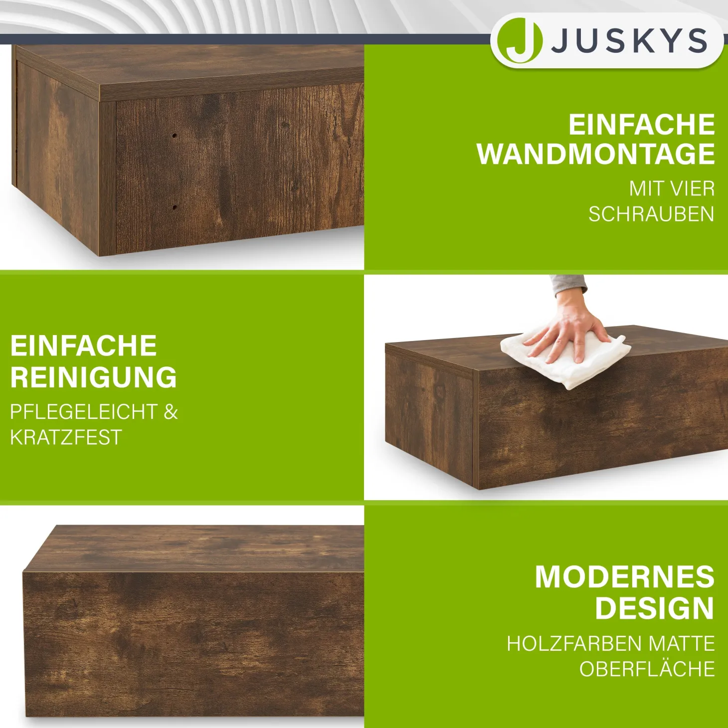 2er Set Nachttisch hängend