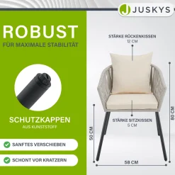 2er-Set Rope Stühle