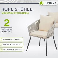 2er-Set Rope Stühle