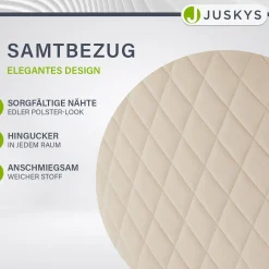 Esszimmerstuhl drehbar mit Samt Clyde