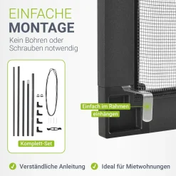 Fliegengitter für Fenster