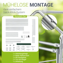 Freilaufgehege HLS25T für Hühner
