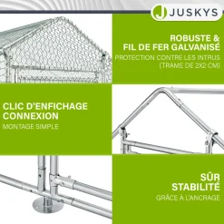 Freilaufgehege HLS25T für Hühner