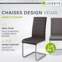 Freischwinger Stuhl Vegas mit Kunstleder
