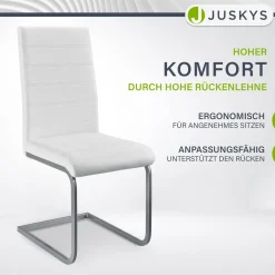 Freischwinger Stuhl Vegas mit Kunstleder