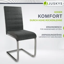 Freischwinger Stuhl Vegas mit Cord
