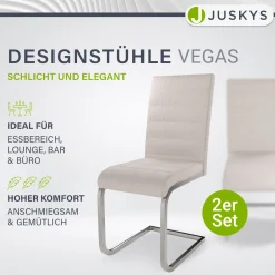 Freischwinger Stuhl Vegas mit Cord