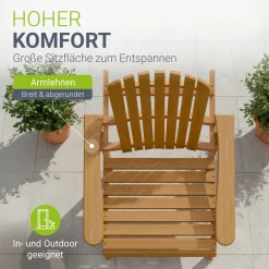 Gartenliegestuhl klappbar Korfu