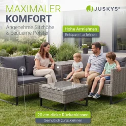 Gartenlounge für 4 Personen Santorini